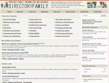 Tablet Screenshot of directoryfamily.com